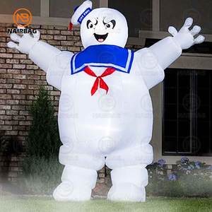 <span class=keywords><strong>Ghostbusters</strong></span> เป่าลมฮาโลวีนมีไฟตกแต่งตัวการ์ตูนยักษ์แบบระเบิดขึ้นพักสำหรับตกแต่งกลางแจ้ง - Product Image 2