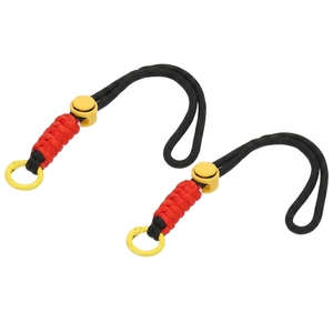 Correa de Muñeca de Paracord Trenzado con Anillo de Resorte, Manos Libres, Desmontable, Antipérdida para Llaves <span class=keywords><strong>y</strong></span> Teléfono Móvil - Product Image 1