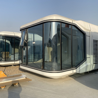Maisons modulaires préfabriquées, maison-capsule en aluminium, produits très demandés à prix raisonnables, maison-capsule de luxe