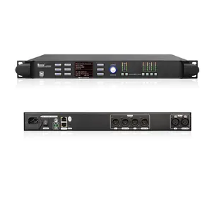 2 Eingänge 4 Ausgänge Lautsprecher Audio Management 96KHz 24-Bit DSP Prozessor Digitaler Audio-Prozessor mit FIR All-Pass-Filter