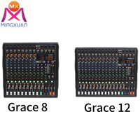 Equipo de sonido de audio Mezclador profesional de 8 canales Consola digital Rendimiento adecuado