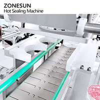 ZONESUN ZS-FKR2T automatique Double tête en plastique PET Film pot haut scellant feuille d'aluminium rouleau Film bouteille presse à chaud Machine de cachetage