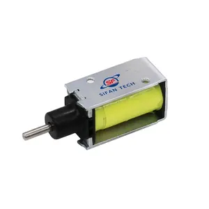 Miniatur Dorong Tarik Solenoid 3 V DC Imaje Tto Pencetak Cetak Kepala Aktuator Solenoid 6V12V 15Mm Panjang Stroke 20kgf Solenoid Tubular