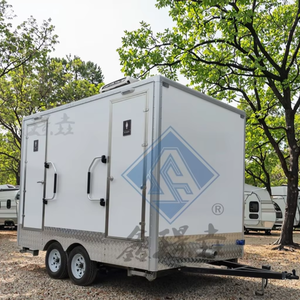 Offre Spéciale d'usine fabrication nouveau Design 350CM rue bon prix personnalisé camion public extérieur mobile toilettes de luxe - Product Image 1