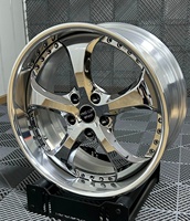 Velg Mobil YL Chrome Finish Deep Lip Custom Forged 18-inci 19-inci 5x14.3 5X130 5x112 5x120 Velg Aluminium Alloy