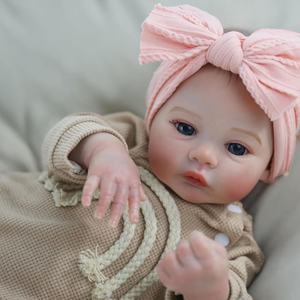 Jouet pour bébé de simulation à manches longues de 18 pouces, poupée de réincarnation, adapté aux cadeaux de Noël pour enfants - Product Image 3