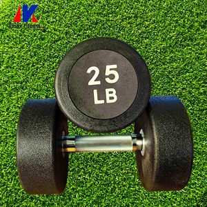 Customized Iron <b>Lifting</b> <b>Weights</b> Equipment Functional Gym Machines Dumbles Rubber Round Dumbbell <b>Set</b> - Product Image 3