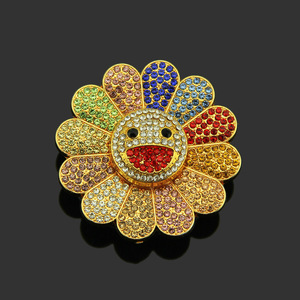 Colgante de flor multicolor exquisito y personalizado, accesorios llamativos y modernos, colgante de moda para funda de teléfono, joyería al por mayor - Product Image 1