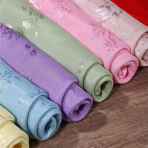 Tissu Jacquard de chrysanthème de bambou d'orchidée de <span class=keywords><strong>prune</strong></span> haut de gamme tissu Jacquard doux et délicat tissu de vêtements de scène - Product Image 4