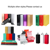 Jinbar Boîte colorée personnalisée avec couvercle magnétique Valise de luxe rigide pour sac à main Boîtes cadeaux violettes Wholesa pour filles Bracelets habillés