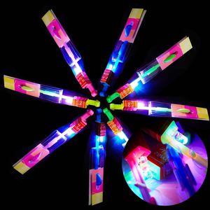 ของเล่นเฮลิคอปเตอร์บินได้พร้อมไฟ LED ของขวัญสนุกๆสำหรับงานปาร์ตี้  พร้อมหนังสติ๊กยืดหยุ่น  เฮลิคอปเตอร์บินได้ ของขวัญวันเกิด เกมกลางแจ้งสำหรับเด็กในวันหยุดฤดูร้อน - Product Image 5