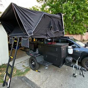 Carpa de Techo Rígida Tipo Concha de Aluminio para SUV 4x4, Carpa de Techo para 1-2 Personas con Toldo para Auto - Product Image 4