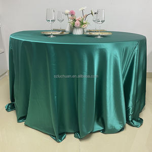 <span class=keywords><strong>Tovaglia</strong></span> in Tessuto Luchuan, <span class=keywords><strong>Tovaglia</strong></span> Rotonda in Raso <span class=keywords><strong>Verde</strong></span> Scuro - Product Image 1