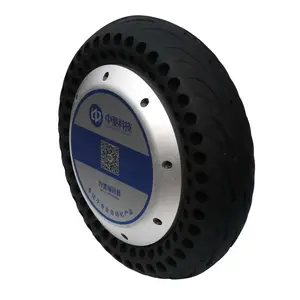 10Inch Agv Elektrische Aandrijving In Wiel 48V 800W 300Kg Belasting Versnellingsloze Borstelloze Gelijkstroomnaaf Servomotor Met Encoder Voor Levering Robot