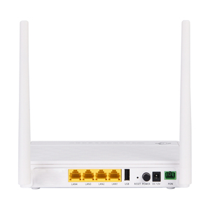 1ge 3fe 2.4G 5dBi Wifi ONT 1GB <span class=keywords><strong>4</strong></span> ether <span class=keywords><strong>4</strong></span> cổng 10/100/1000M duy nhất chế độ sợi quang Wi-Fi 2 ăng-ten epon GPON xpon onu - Product Image 1