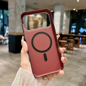 เคสโทรศัพท์คาร์บอนไฟเบอร์สีสันสดใสบางเฉียบสำหรับ iPhone 17 Air 17 Pro Max, เคส iPhone 17 แบบแม่เหล็กคาร์บอน - Product Image 3