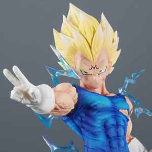 Figurine de collection Dragon <span class=keywords><strong>Majin</strong></span> <span class=keywords><strong>Vegeta</strong></span> avec lumière Super Saiyan <span class=keywords><strong>DBZ</strong></span> 30 cm, figurine en PVC d'anime japonaise, jouet - Product Image 3
