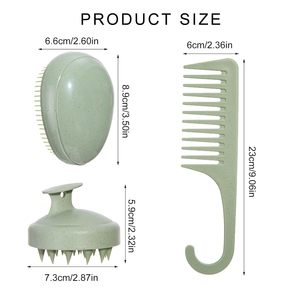 Kit Profesional para el Cuidado del Cabello, Colección de Cepillos de Salón, Accesorios para el Cabello, Herramientas de Peinado, Peine para Desenredar Cabello Mojado, Juego de Cepillos para el Cabello - Product Image 2