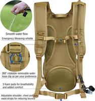 Sac Tactique Robuste Prix Usine, Sac à Dos de Chasse Personnalisable avec Logo, Sac d'Hydratation pour Cyclisme, Sac à Dos de Chasse avec Réservoirs Internes