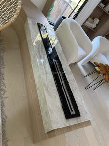 Chimenea inteligente de Interior de gama alta personalizada, inserto de llama Real de acero moderno, Metal alimentado con Alcohol para Villa, hogar, sala de estar - Product Image 6