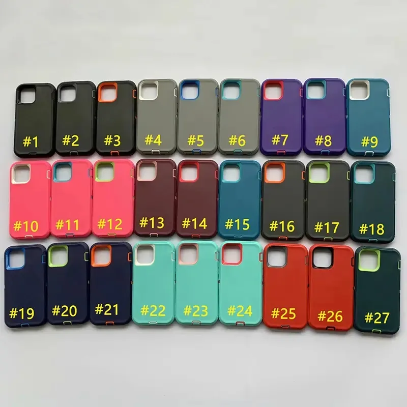 Tas ponsel pelindung casing tugas berat untuk iPhone 15 Pro Max 15Plus 15Pro casing sampul ponsel untuk iPhone 14Pro