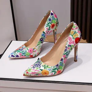 BUSY GIRL KY4398 high heels shoes for women sandals 2024 trending fashion custom dress shoes heels for ladies woman shoes pumps