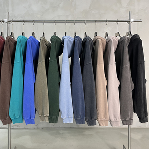 <span class=keywords><strong>Felpa</strong></span> con Cappuccio <span class=keywords><strong>Oversize</strong></span> Unisex Morandi in Tessuto Cerato American Premium 380gsm, Nuova Collezione 2026, Stile High Street - Product Image 4