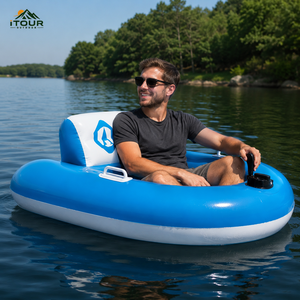 Nuevo Diseño de Flotador Inflable Eléctrico para Piscina, Flotador Acuático Recargable con Control por Joystick - Product Image 2