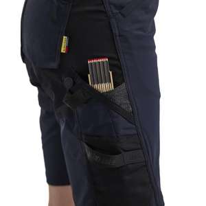 BLAKLADER - 718316458699C36 Craftsman shorts 4-way <b>stretch</b> <b>women</b> Dark navy/Black - EAN 7330509875933 <b>WORK</b> <b>TROUSERS</b> <b>WORK</b> SHORTS - Product Image 5