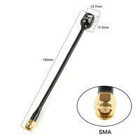 Antenne FPV HGLRC 5.8G pour émetteurs UAV et lunettes FPV, antenne à gain élevé pour UAV longue portée et course FPV