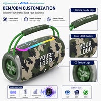 Produk Tren Speaker Merek Sendiri dengan Casing Bulat, Suara Dalam, Mode EQ, Alas Anti Selip, Pengisian Cepat, Tali Pergelangan Tangan untuk Grosir