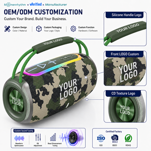 Produits Tendance : <span class=keywords><strong>Enceinte</strong></span> de Marque Propre avec Boîtier Arrondi, Son Profond, Mode Égaliseur, Base Antidérapante, Charge Rapide, Dragonne de Poignet – Vente en Gros - Product Image 1