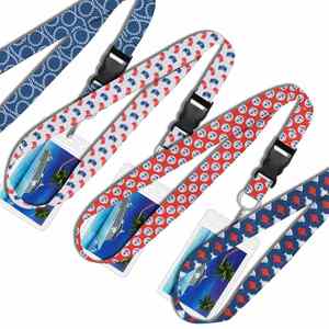Custom <b>Lanyards</b> with Card Holders <b>Lanyards</b> with logo Custom <b>Lanyard</b> with Id Card Badge Holder - Product Image 2
