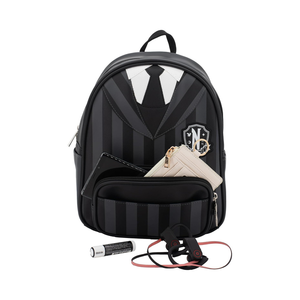 Mochila Loungefly Personalizada de <span class=keywords><strong>Wednesday</strong></span> <span class=keywords><strong>Addams</strong></span>, Mochila Infantil de la Familia <span class=keywords><strong>Addams</strong></span>, Mochila Escolar de Ocio para Adultos - Product Image 3