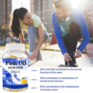 OEM/ODM 1000 мг рыбий жир мягкий гель омега-3 софтгель Халяльные добавки для здоровья мозга и сердца <span class=keywords><strong>Omega3</strong></span> Рыбий жир софтгель капсулы - Product Image 3