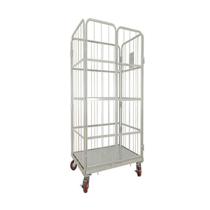 حاوية سلكية قابلة للطي متينة وثقيلة الوزن مطلية بالغلفنة الساخنة قابلة للتخصيص لمعدات تخزين البضائع - Product Image 1