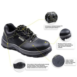 DELTAPLUS <span class=keywords><strong>Scarpe</strong></span> <span class=keywords><strong>Antinfortunistiche</strong></span> da Uomo con Punta in Acciaio, Antiurto, Antiperforazione, Antistatiche, Tomaia in Pelle Bovina per Settore Elettrico - Product Image 2