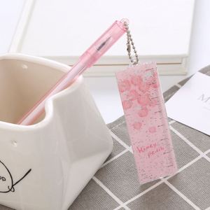 Cute High Value Creative Gel <b>Pens</b> With Ruler Pendants Ideal for Students Daily Writing and Classroom Rewards. - Product Image 5