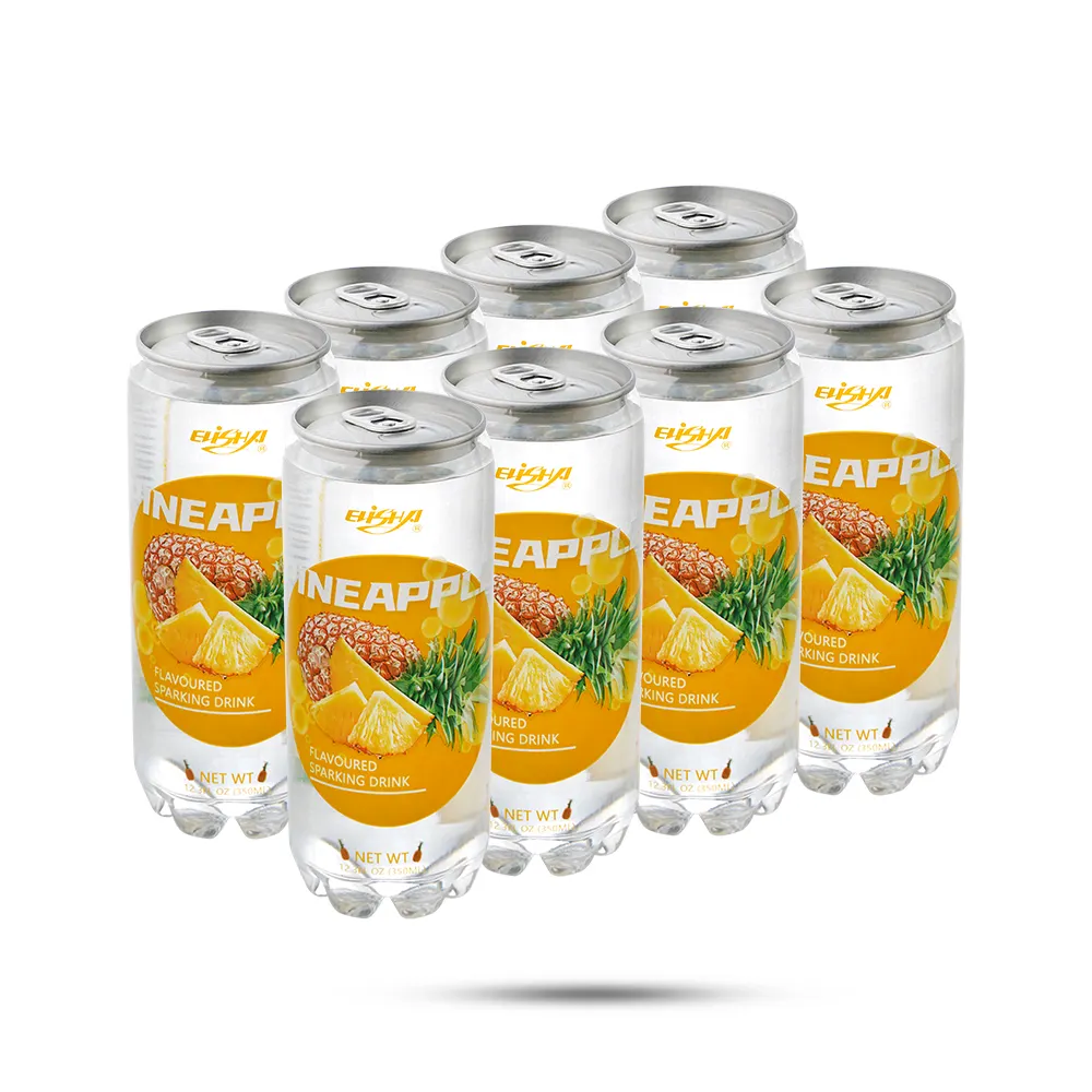 Sappoeder Watermeloen Sap Fructose Directe Deal Hete Verkoop In Europa Huisdier Blikje Fruit Mousserende Dranken Winter Sap 350Ml