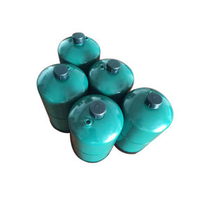 Tanque de Propano Recargable de 16 oz con Certificación DOT, Cilindro de Gas de Acero Verde de 1 lb con Válvula CGA600 para Combustible LP - Product Image 5