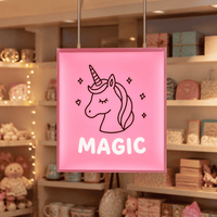 Insegna Pubblicitaria LED Personalizzata a Doppia Faccia in Acrilico, Produzione Diretta con Basso MOQ per Caffetterie ed Eventi Pop-up