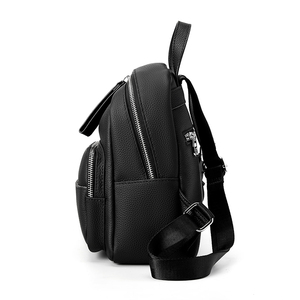 OEM Usine Gros Haute Qualité Cuir Véritable <span class=keywords><strong>Femme</strong></span> Designer Grande Capacité Travail Voyage Scolaire Sac à Dos - Product Image 2