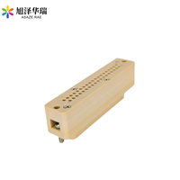 Connecteur femelle Peek Db37 à densité standard avec broches intégrées dans un traversant hermétique sous vide