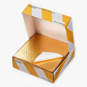 Disposable Insulation Aluminium Foil Burger Wrapping Sheets Grease Proof Paper PE Coated Greaseproof Paper <b>Trays</b> Padding - Product Image 6