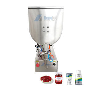 Fácil operación Pasta multifunción Mermelada gruesa Carne caliente Sopa Cosmética Henna Pasta Mezcla Máquina de llenado - Product Image 6