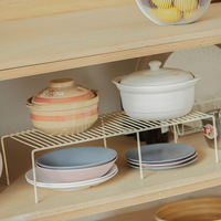 Étagère de cuisine métallique extensible, organisateur de comptoir réglable pour assiettes, épices et garde-manger