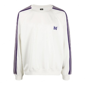 Sudadera Personalizada con Logotipo, Estilo Clásico Unisex, Cómoda, Vintage, con Estampado de Logotipo, Manga Larga, Cuello Redondo y Detalle de Rayas - Product Image 1