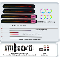 Kit d'éclairage ambiant coloré Phantom de style voiture original à 25 lumières pour Leapmotor C01 C11 22-24, lampe de toit, éclairage intérieur LED pour voiture