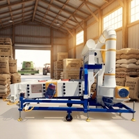Máquina Móvil para Limpiar y Clasificar Granos de Café, Lentejas y Semillas |   Equipo para Planta de Procesamiento de Semillas a Pequeña Escala, Alta Pureza
