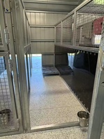 Caseta Modular Galvanizada Multiusos VIRANT VM-R61 Antioxidante para Perros, Aislamiento Interior/Exterior para Mascotas, Soporte de Fábrica Personalizado